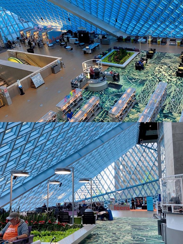 Seattle Central Library - flattened soda can?
