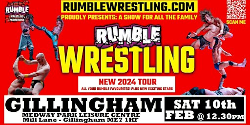 Rumble Wrestling comes to Medway - KIDS FOR A FIVER - Limited offer | Medway Park Leisure Centre