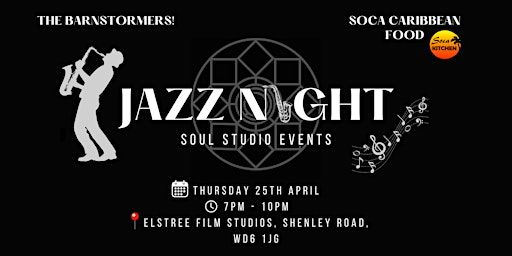 Soul Studio Events Jazz Night at Elstree Film Studios | Elstree Studios