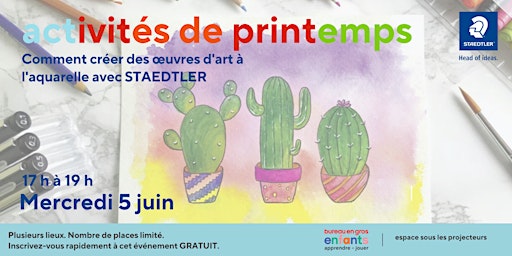 Comment créer de l'aquarelle avec STAEDTLER chez Bureau en Gros Laval | Bureau en Gros Laval