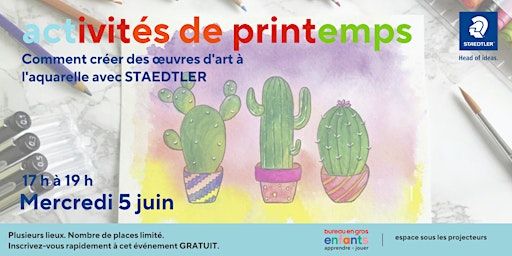 Comment créer de l'aquarelle avec STAEDTLER chez Bureau en Gros Laval | Bureau en Gros Laval