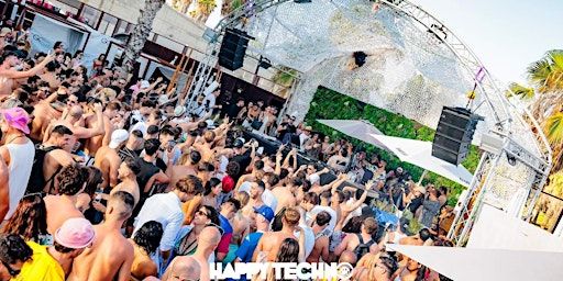 HappyTechno Pool Party Open Air with Mark Knight, Mark Broom, Lexlay | GO Beach Club Barcelona