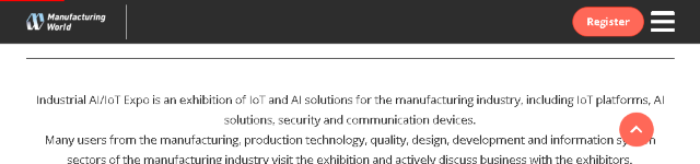 工業人工智能/物聯網博覽會 - AIoTex 2024 | 日本大阪府大阪國際展覽中心