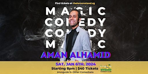 Aman Alhamid | Saturday January 6th @ The Lemon Stand | The Lemon Stand