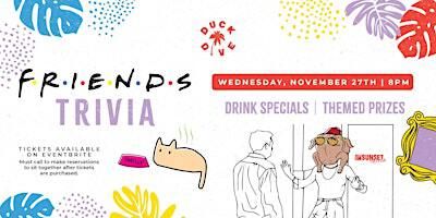 Friends Trivia at The Duck Dive | The Duck Dive
