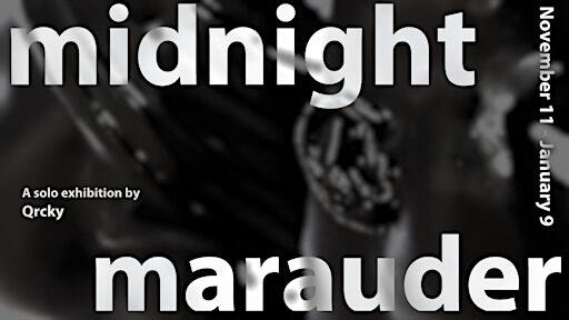 Midnight Marauder, a solo exhibition by Qrcky | 194 Hammonds Ln