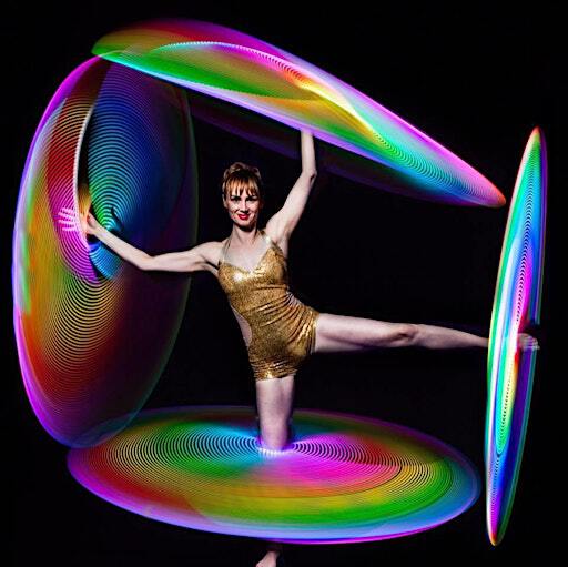 Hula Hoop Show & Workshop presented by Isabella Hoops | Blue Moon Brewery @ STACKT market