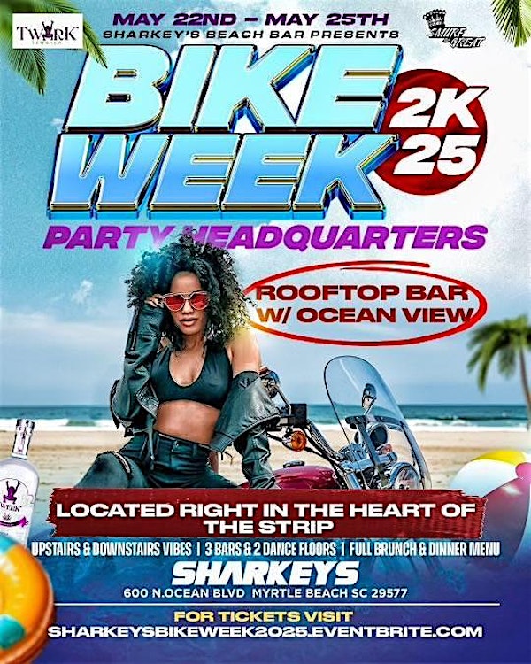 SHARKEY'S - BIKE WEEK 2025 PARTY HEADQUARTERS  - SHARKEY'S | SHARKEYS BEACH BAR