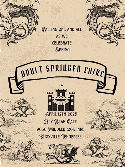 Adult Springen Faire | Hey Bear Cafe