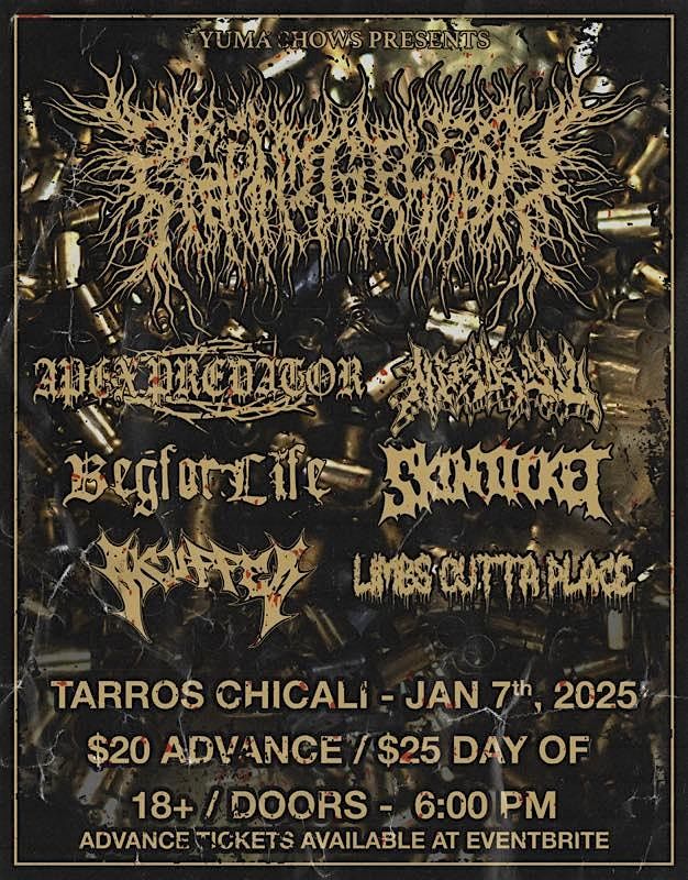 PEELING FLESH, APEX PREDATOR, INSIDE YOU, BEG FOR LIFE + more | Tarros Chicali