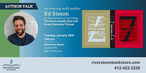 An Evening with Author Ed Simon | Riverstone Books