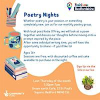 Rainbow Bedfordshire Poetry Nights - 16+ | Green Earth Café
