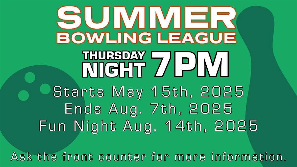 Thursday Summer Bowling League @ Huikko’s | Huikko's Bowling & Entertainment Center