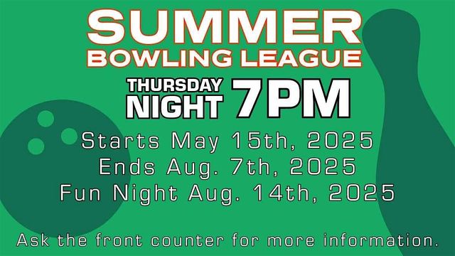 Thursday Summer Bowling League @ Huikko’s | Huikko's Bowling & Entertainment Center
