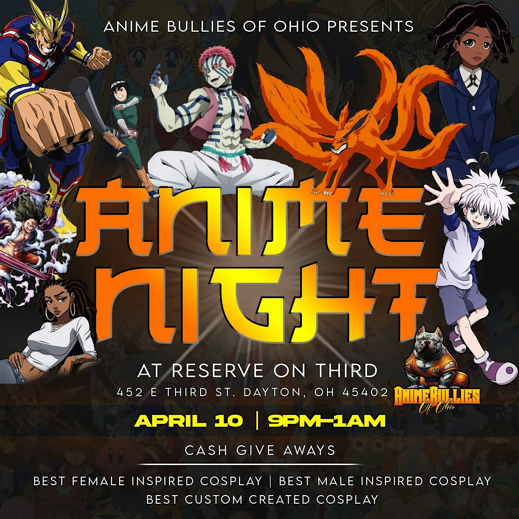Anime Night at The Reserve on Third | 452 E 3rd St