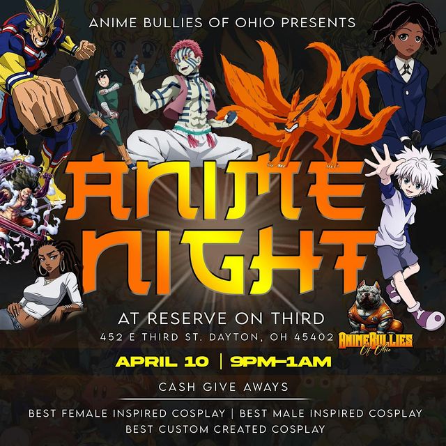 Anime Night at The Reserve on Third | 452 E 3rd St