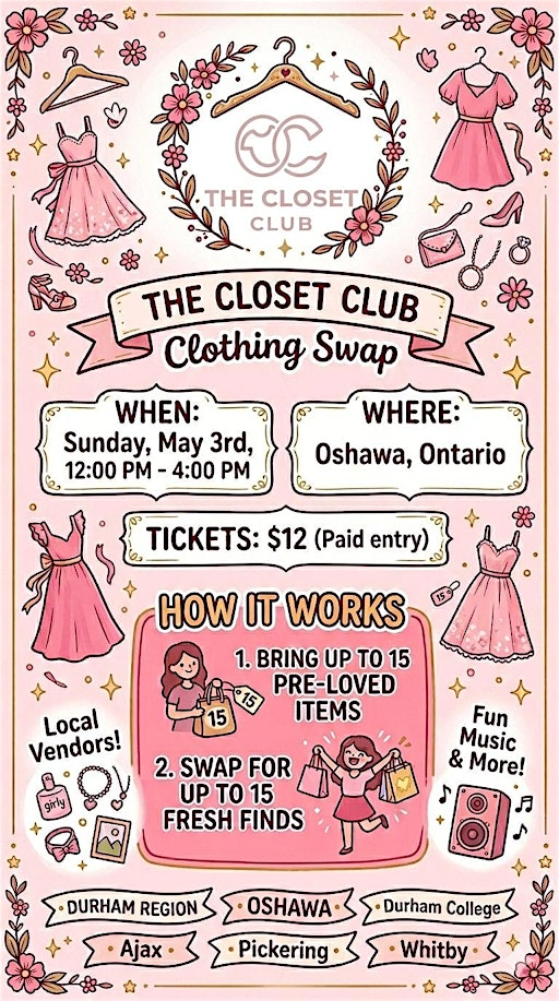 The Closet Club: The Clothing Swap Party! | Fernhill Community Centre