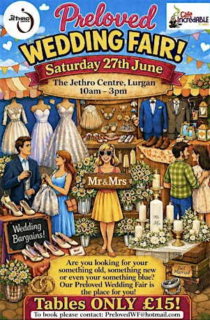 Preloved Wedding Fair | The Jethro Centre