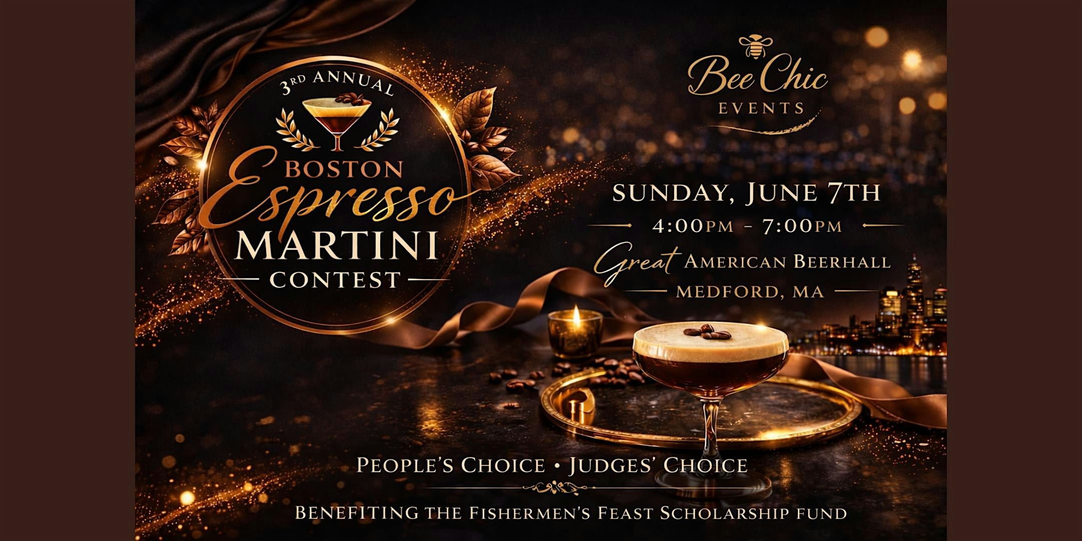 3rd Annual Boston Espresso Martini Contest | The Great American Beer Hall
