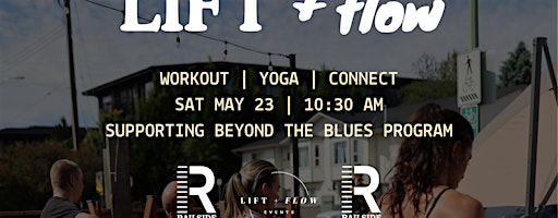Lift + Flow at Railside Brewing| Outdoor Workout, Yoga + DJ | RailsideBrewingLtd