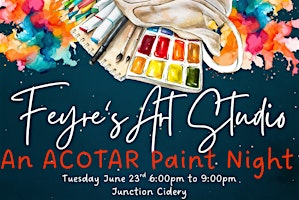A Court of Books and Crafts presents: An ACOTAR Paint Night | Junction Orchard & Cidery