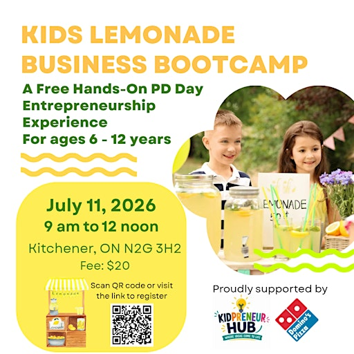Kidpreneur Lemonade Business Bootcamp | 54 Benton St