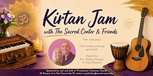 Free Kirtan Jam with The Sacred Center | Westminster Unitarian Church