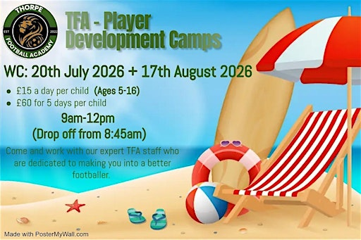 Thorpe Football Academy - Player Development Camps | Thorpe St Andrew School