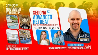 Enter The Vortex - Shift Into The Greatest Timeline - Brian Scott Nov 20-22 | Hilton Sedona Resort at Bell Rock