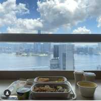 咖啡☕️配維港景 ☀️