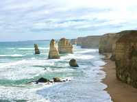 Famous Twelve Apostles of Great Ocean Road