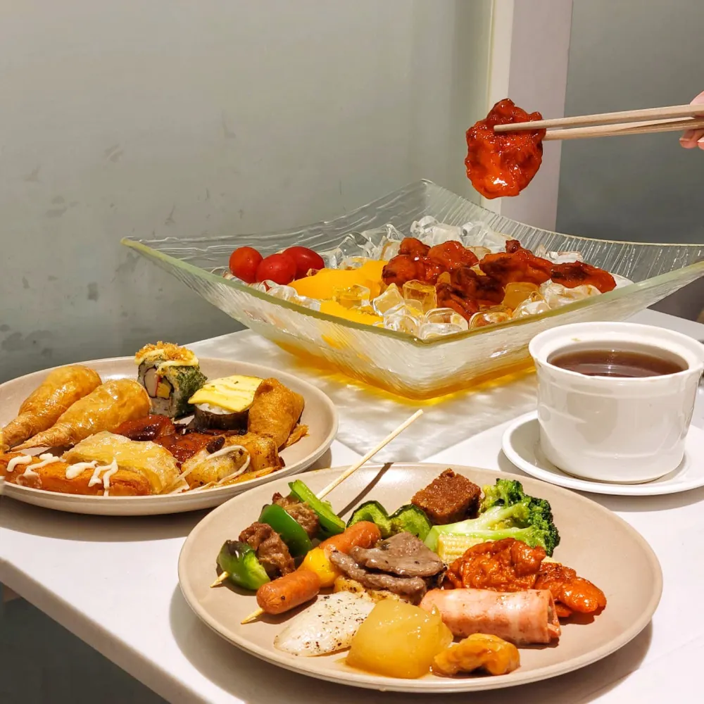 自助區勁多野食｜樂園素食