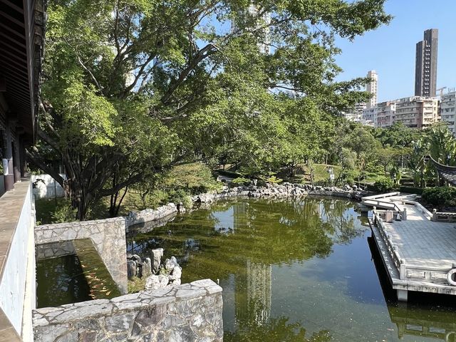 市區江南園林形式設計休憩公園