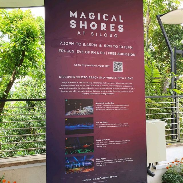 Magical shores at Sentosa Beach