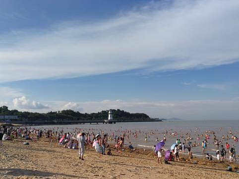 珠海海濱浴場 市區人工沙灘