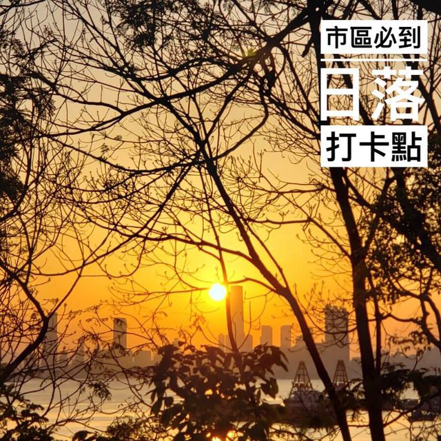 春意漸濃 市區日落打卡必到