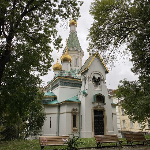 The beautiful Russian Church in Bulgaria  