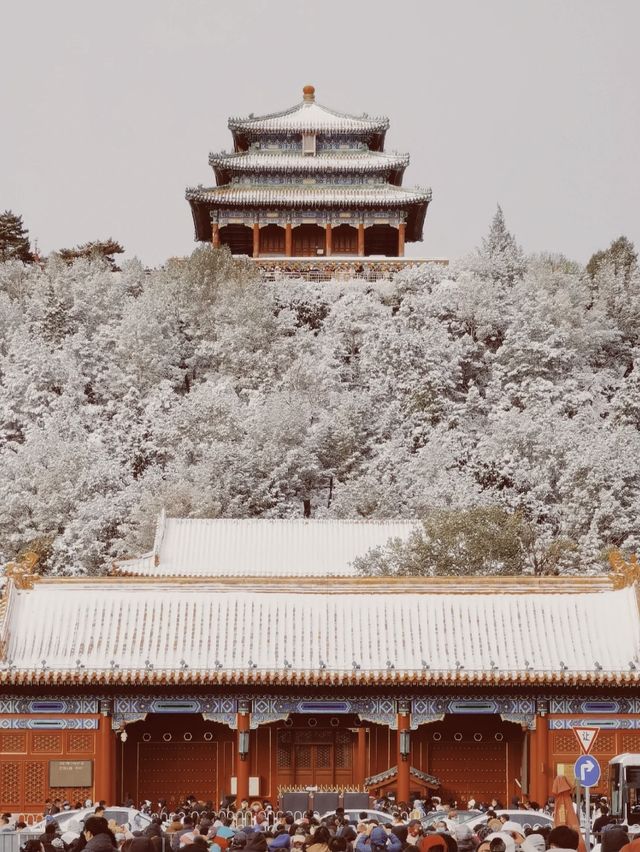 The first snow of 2021 has arrived in Beijing