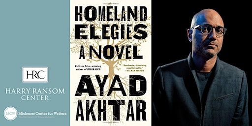AYAD AKHTAR: Reading, Book Signing, and Reception (Austin) | Jessen Auditorium