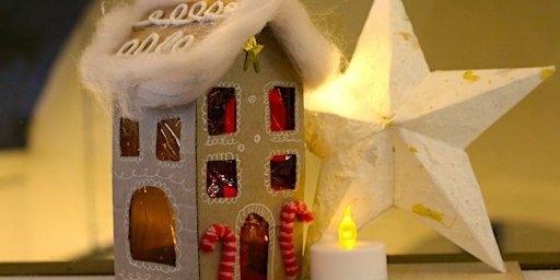 Quiet Session- Cardboard Gingerbread Houses | Mission Gallery