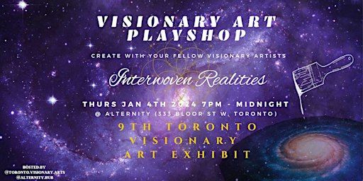 Visionary Art Playshop ~ Paint Workshop+Vision Boarding +Artist Networking | Alternity - Community Hub