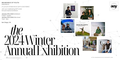 The AOY 2024 Winter Annual Exhibition | The Visual Arts Studio