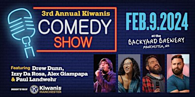 3rd Annual Kiwanis Comedy Show | Backyard Brewery and Kitchen