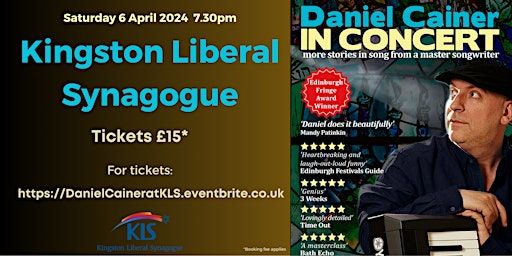 An Evening with Daniel Cainer | Kingston Liberal Synagogue