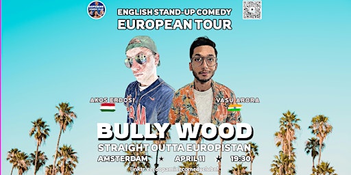 English Stand-up Comedy: BullyWood | Dopamine Comedy Club, Cornelis Trooststraat, Amsterdam, Netherlands