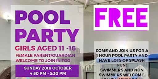 GIRLS POOL PARTY | Sedbergh Sports & Leisure Centre