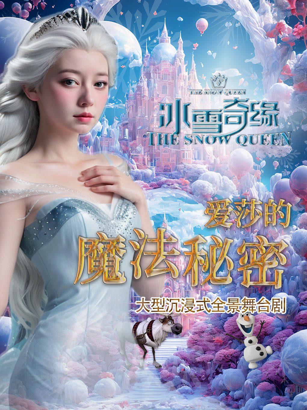 大型沉浸式全景舞台劇 《冰雪奇緣·愛莎的魔法秘密》｜兒童親子 | 勝利堂文化藝術中心劇院