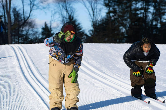 Nordic Skiing with the Kenny School 5th Graders | Weston Ski Track