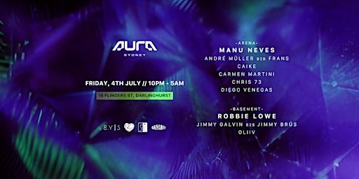 Aura Nightclub - By Your Side x WeLove x Mindset x Cancari | 16 Flinders St