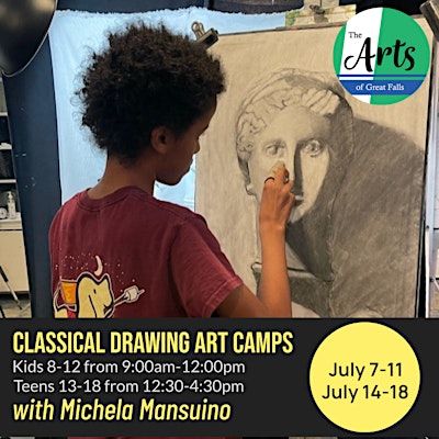 Classical Drawing I Summer Art Camp | The Arts of Great Falls